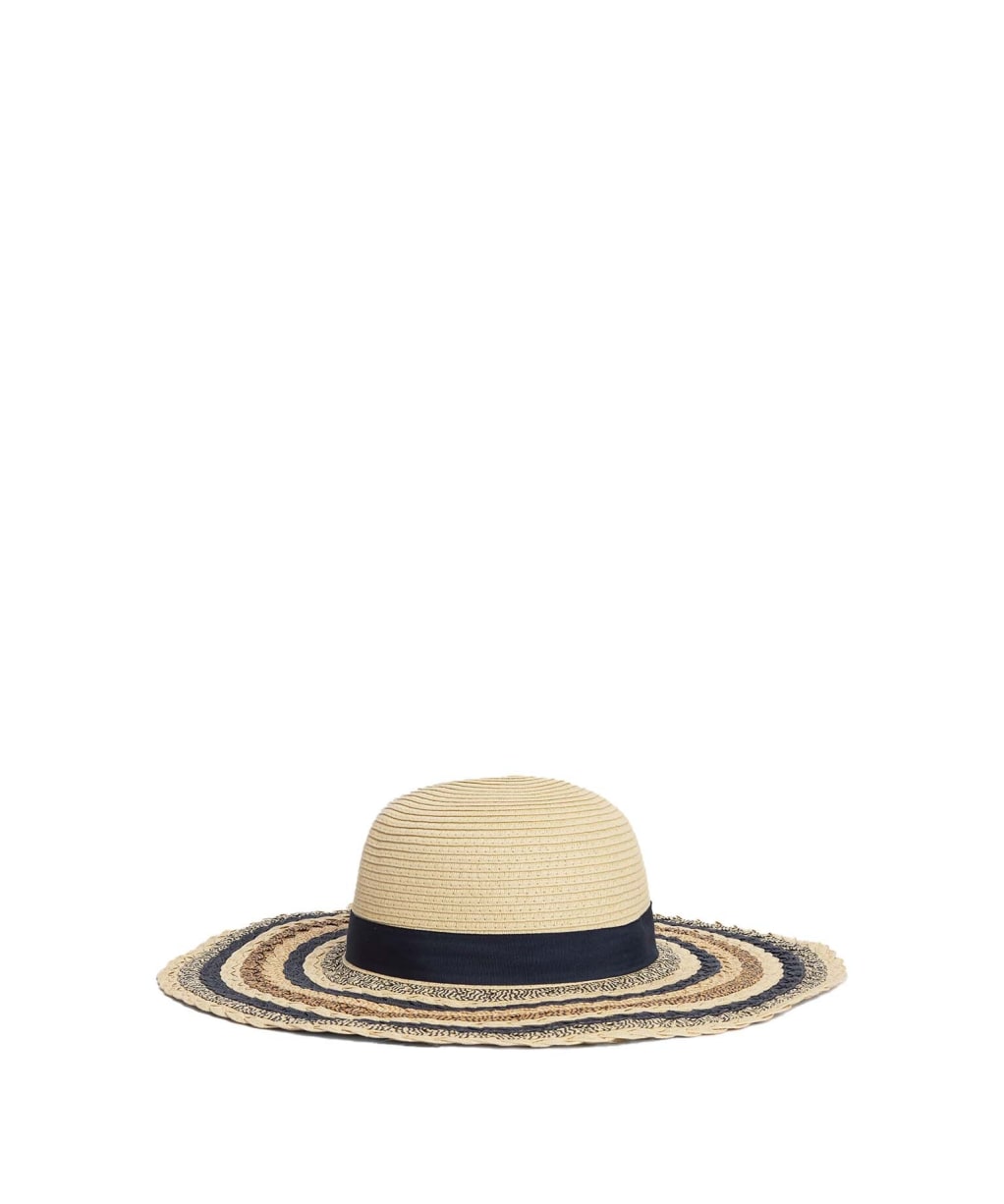 Women's Barbour Kelburn Summer Hat - Natural / Navy
