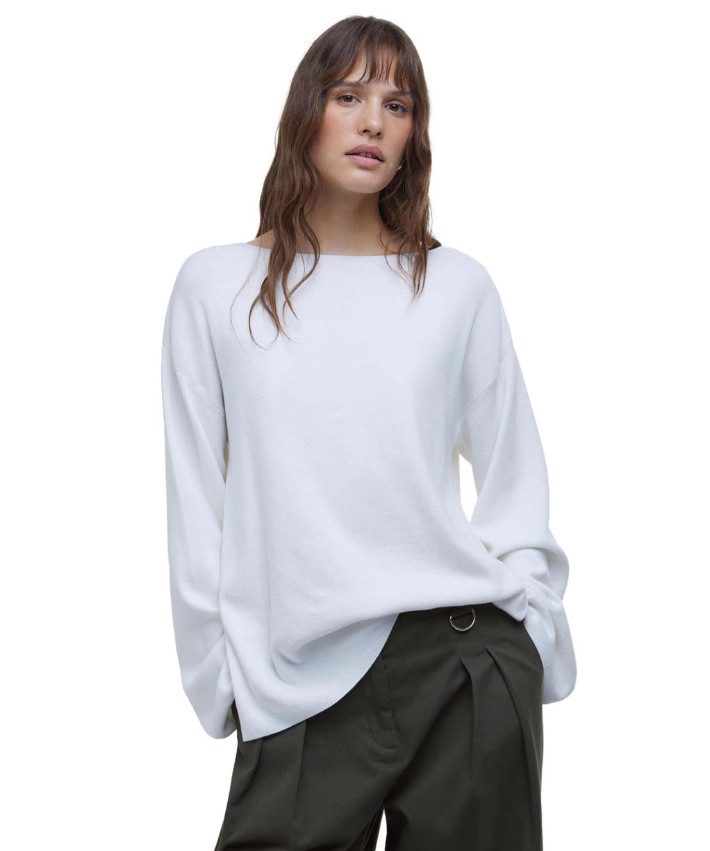 Women's Barbour International Kyra Knitted Jumper - Neutral