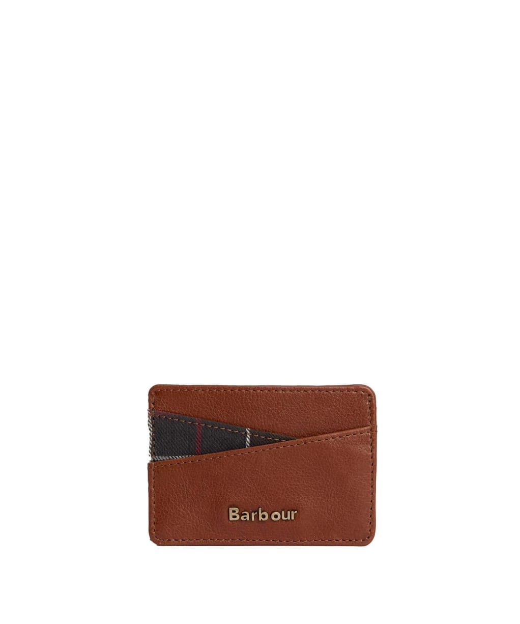 Women's Barbour Katrine Leather Card Holder - Brown