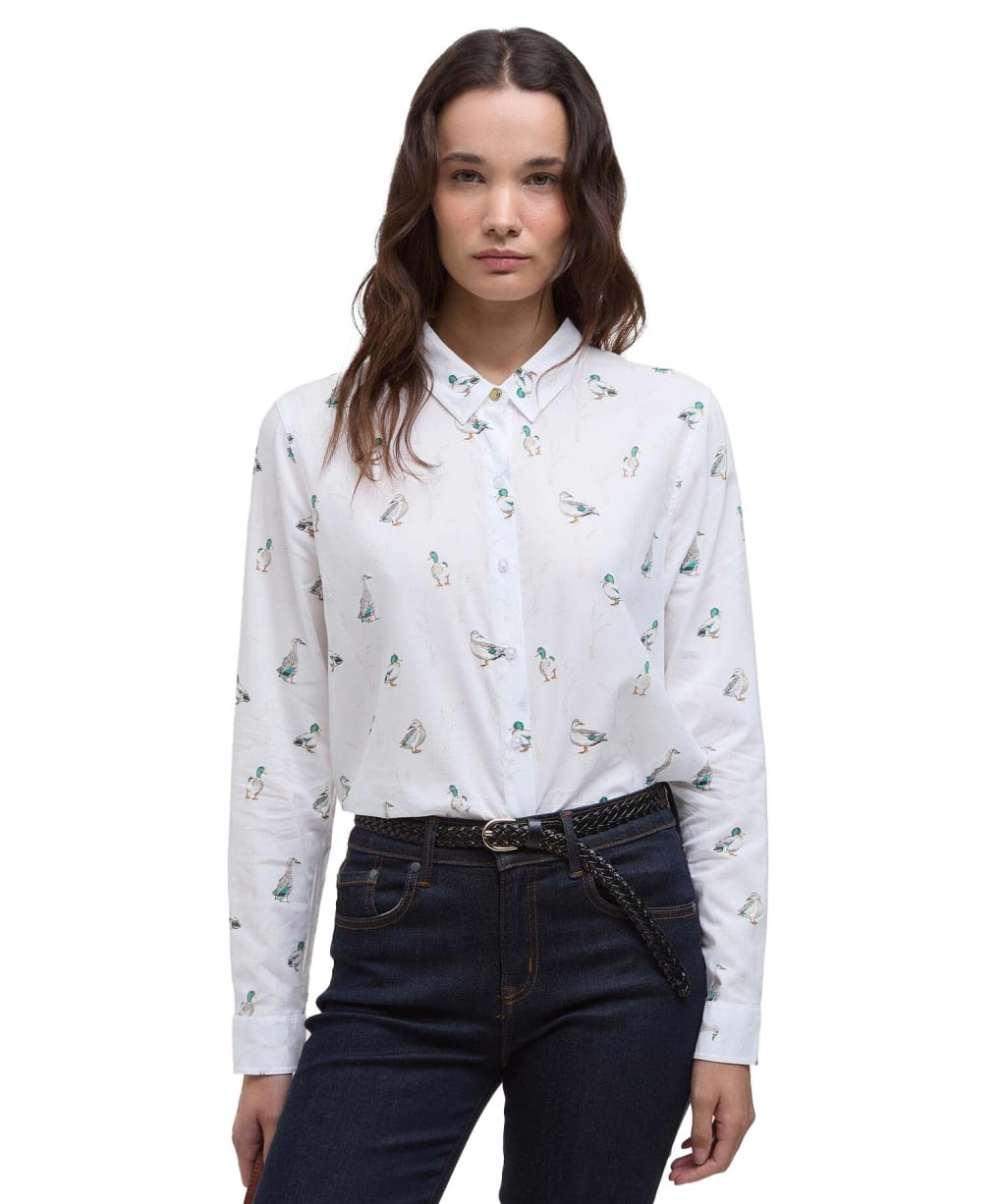 Women’s Barbour Safari Shirt - Duck Print