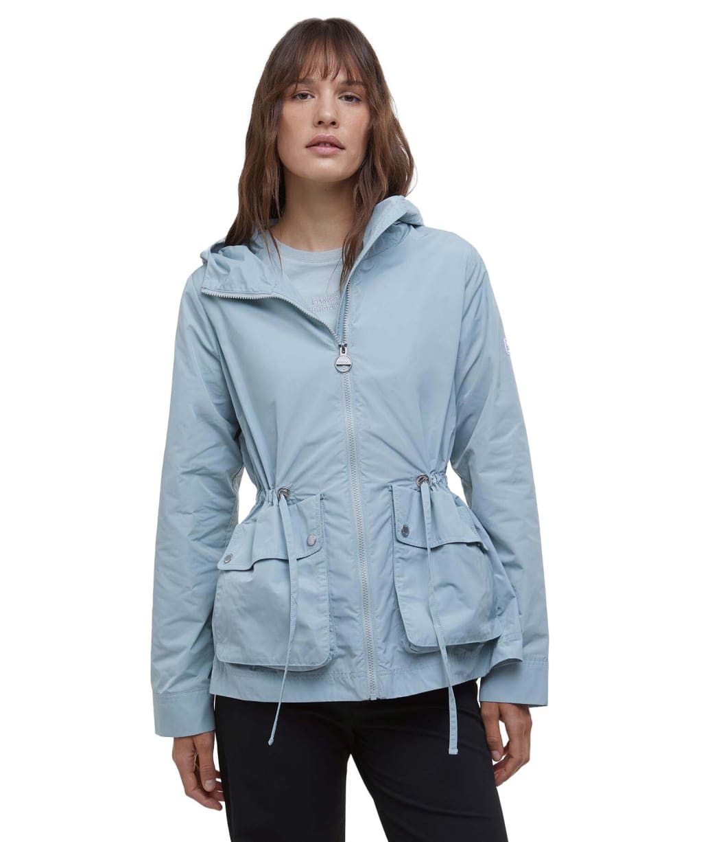 Women's Barbour International Piper Showerproof Jacket - Light Steel Blue