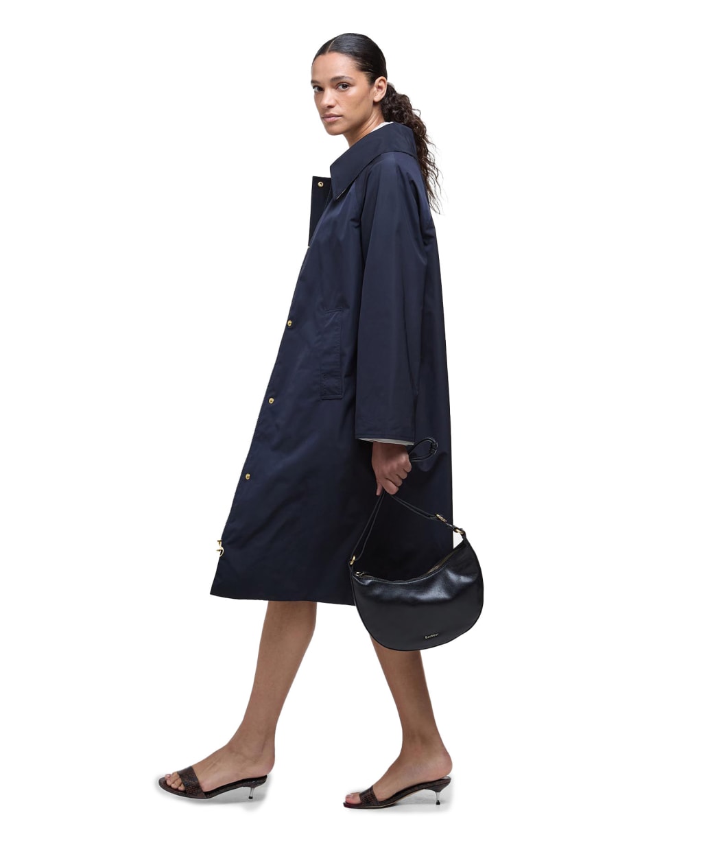 Women's Barbour Sonnet Showerproof Jacket - Dark Navy / Safari