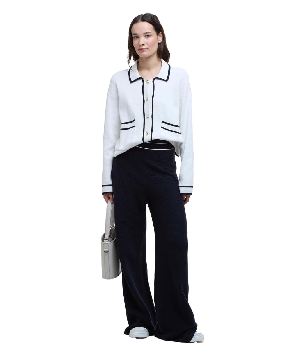 Women's Barbour Knitted Maisy Trousers - Dark Navy