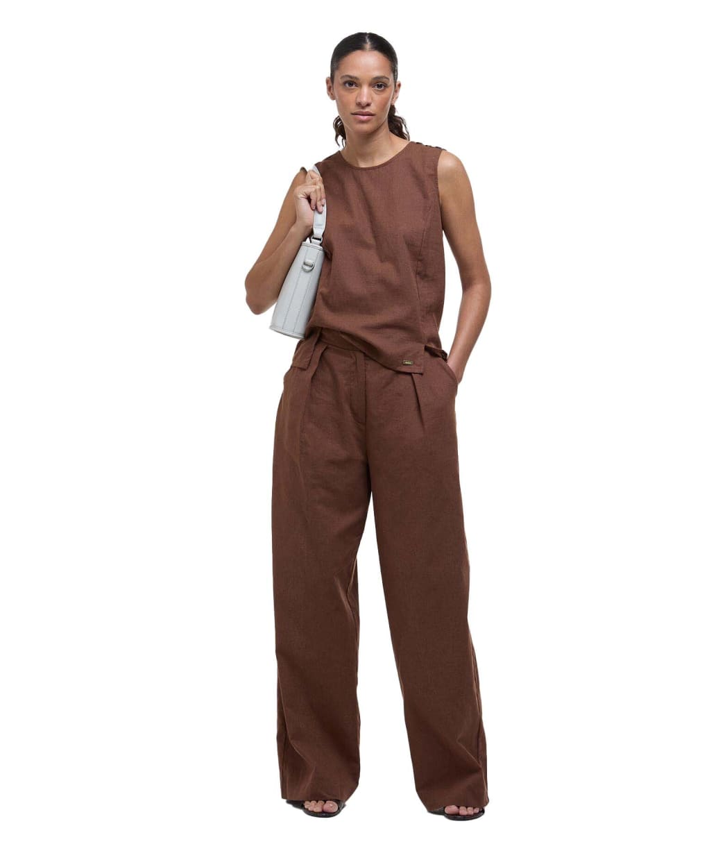 Women's Barbour Lucy Trousers - Walnut