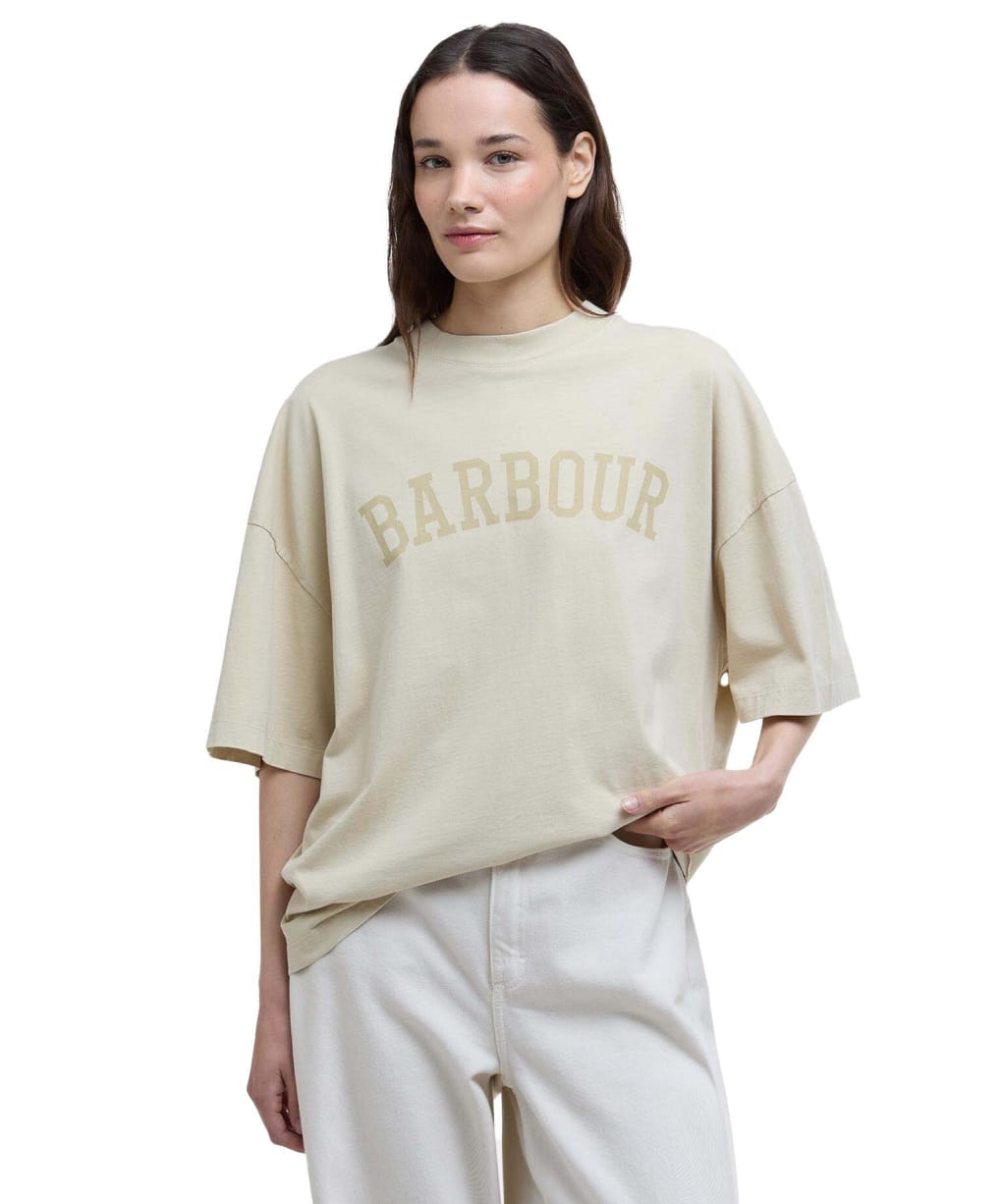 Women's Barbour Katie T-Shirt - Salt