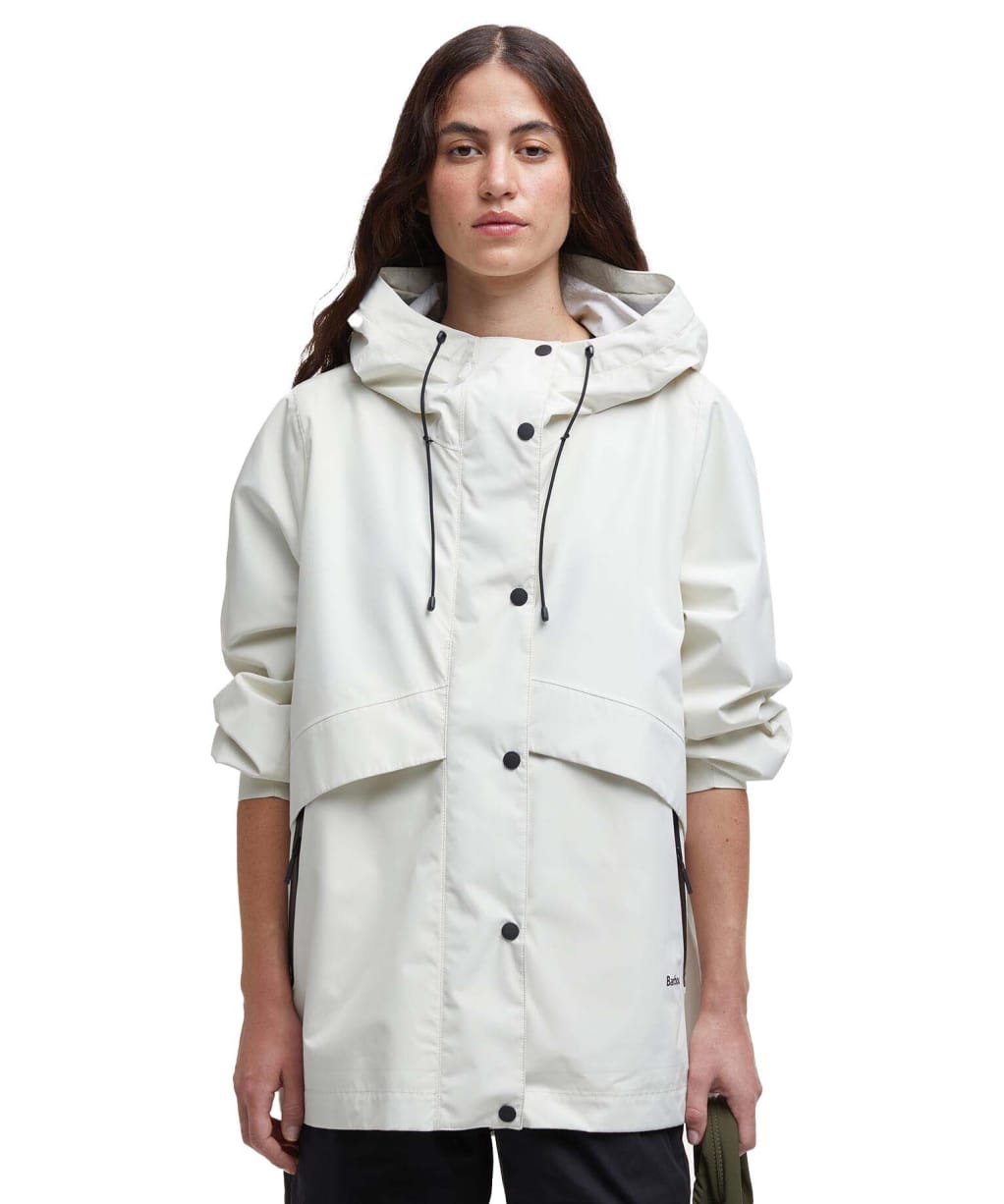 Women's Barbour Naomi Waterproof Jacket - Salt