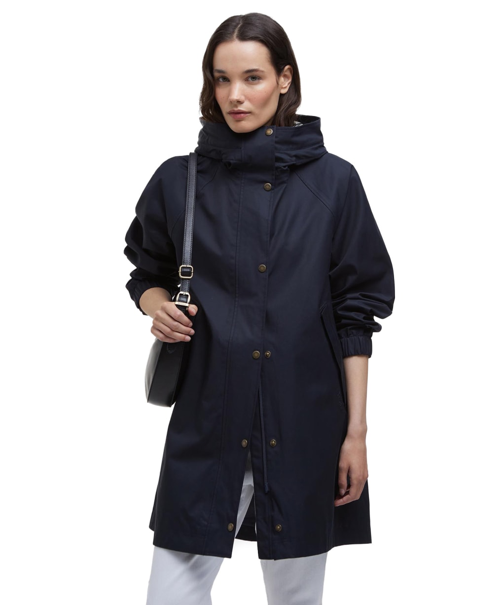 Women's Barbour Chesney Waterproof Jacket - Dark Navy / Ancient