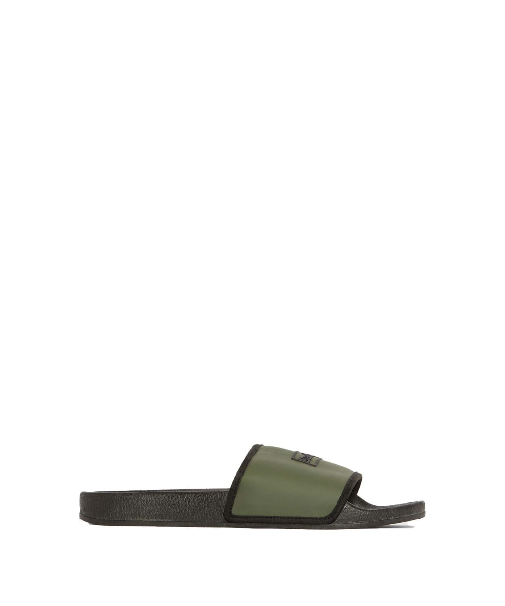 Men's Barbour Cresswell Slider - Uniform Green