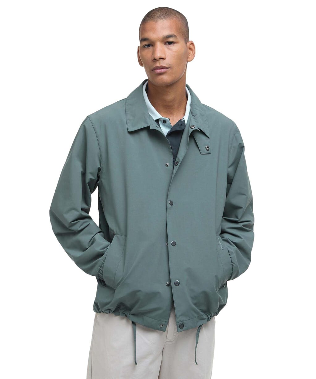 Men's Barbour Lightweight Casual Coach Jacket - Vintage Teal