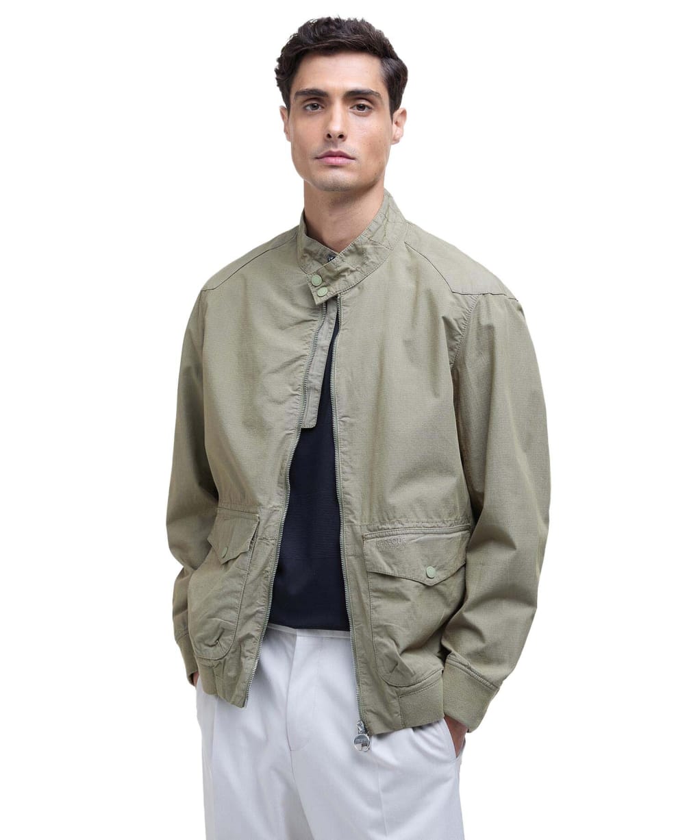 Men's Barbour International Matley Casual Jacket - Bleached Olive