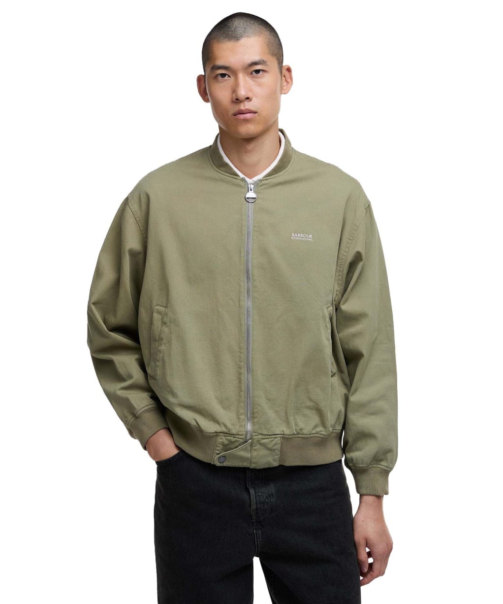 Men's Barbour International Arnfield Casual Jacket - Bleached Olive