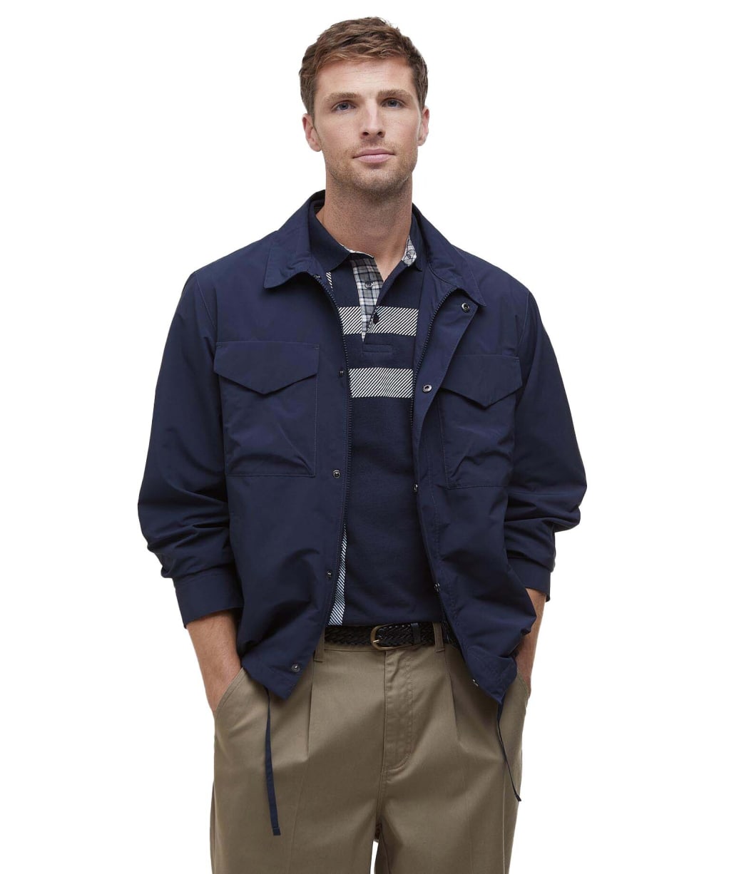 Men's Barbour Camber Casual Jacket - Navy