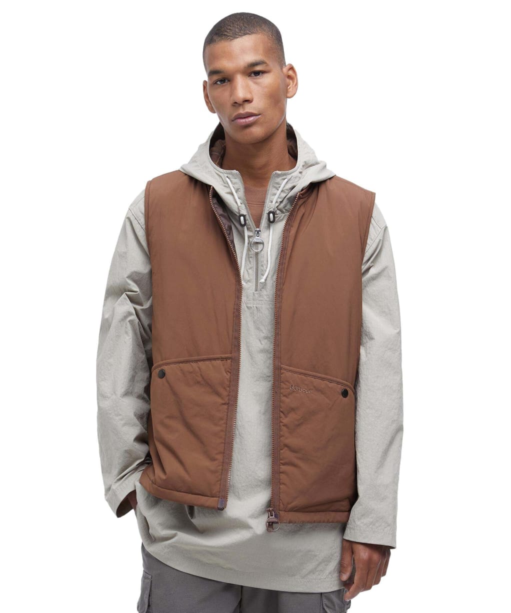 Men's Barbour Re-Engineered Liddesdale Gilet - Redwood