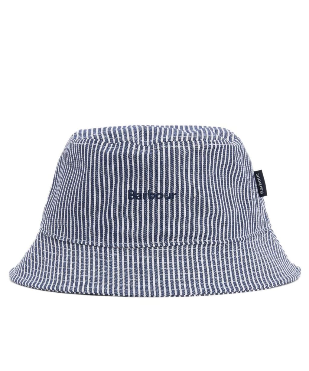 Men's Barbour Tynedale Bucket Hat - Navy / White