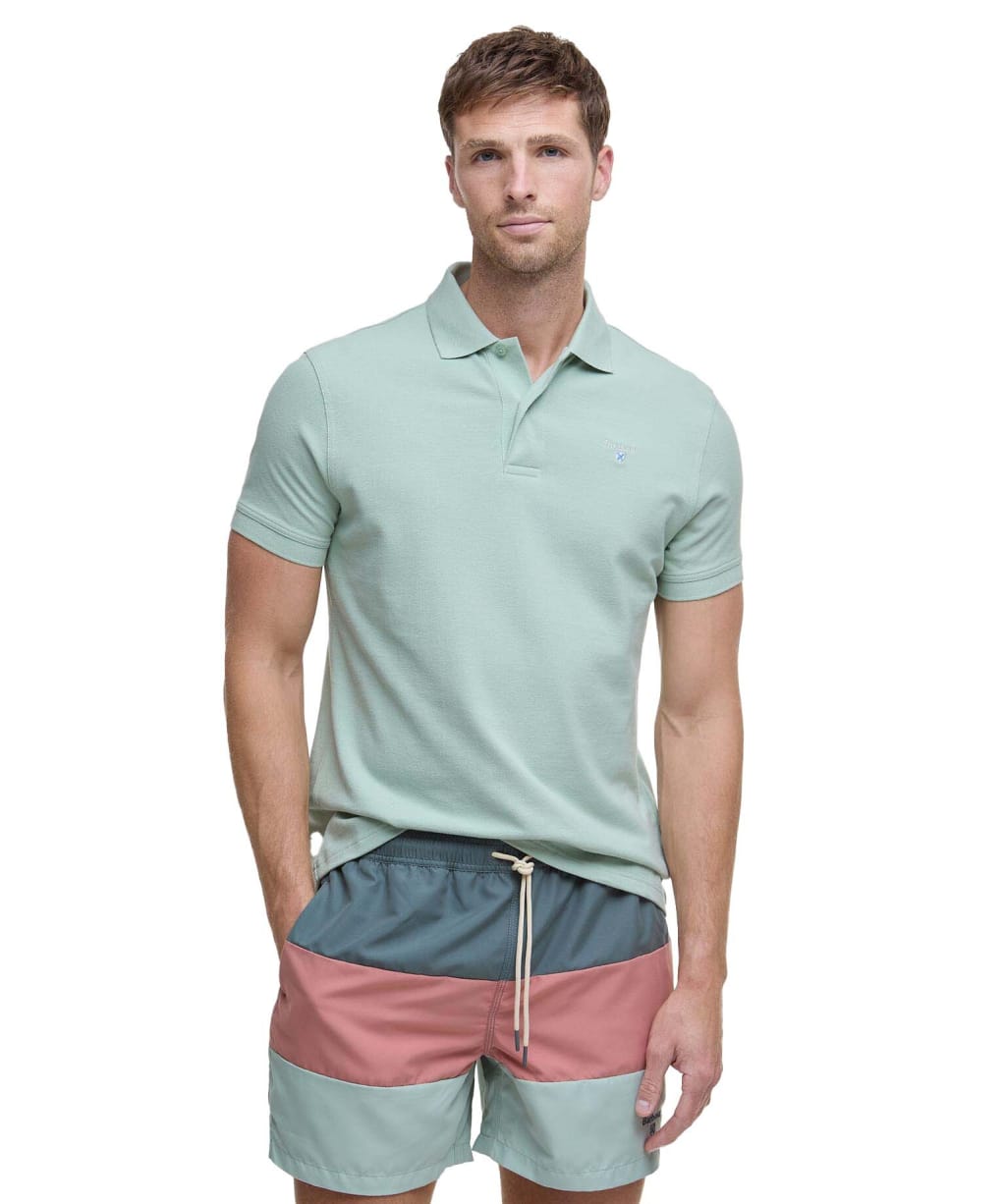 Men's Barbour Sports Polo 215G - Pale Apple