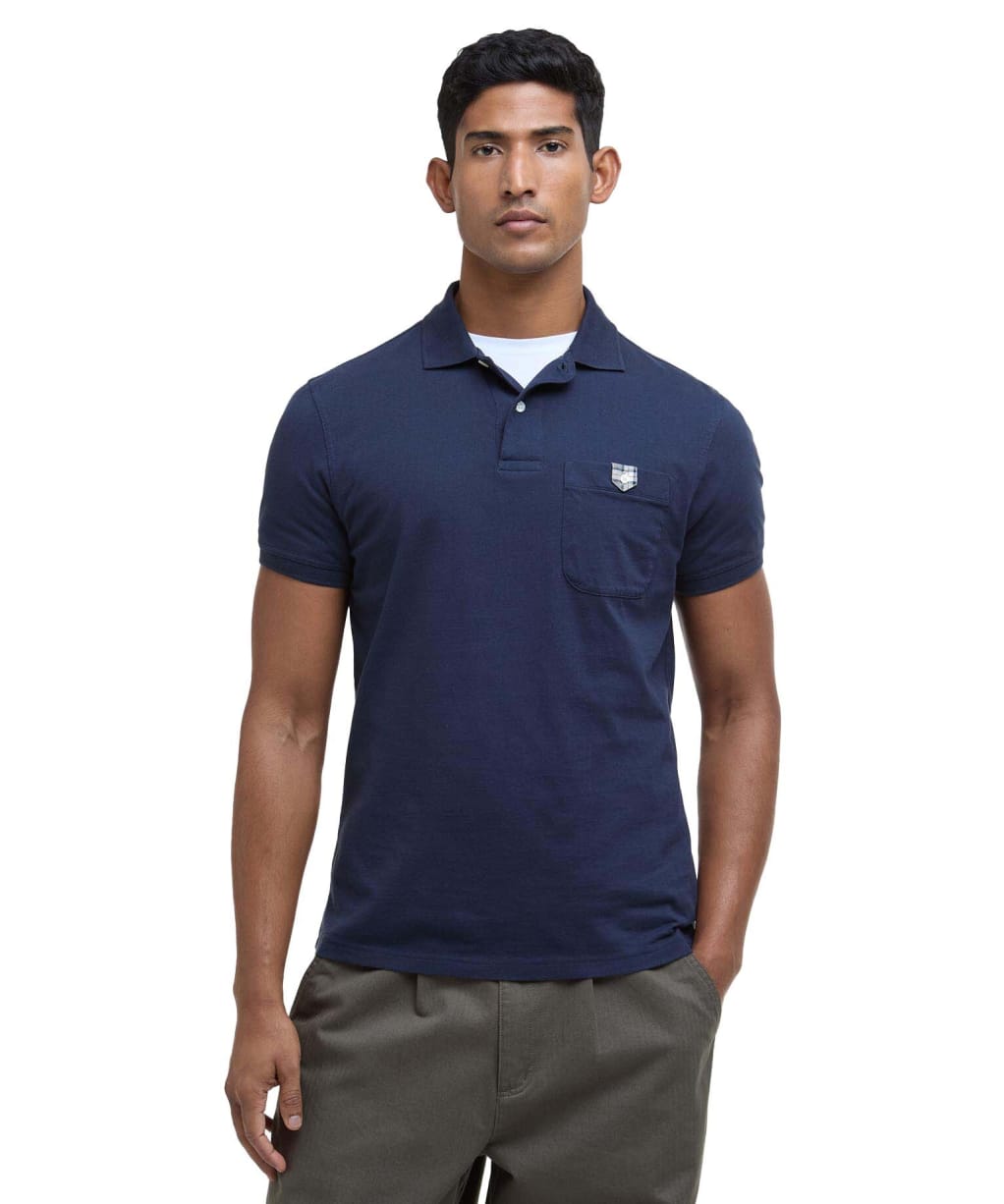 Men's Barbour Tothill Tailored Fit Polo Shirt - Navy