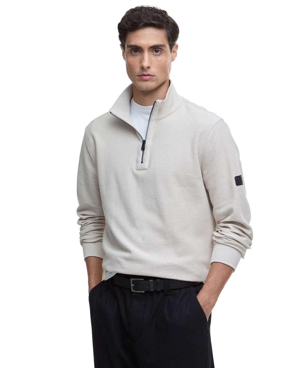 Men's Barbour International Samuel Funnel Neck - Mist
