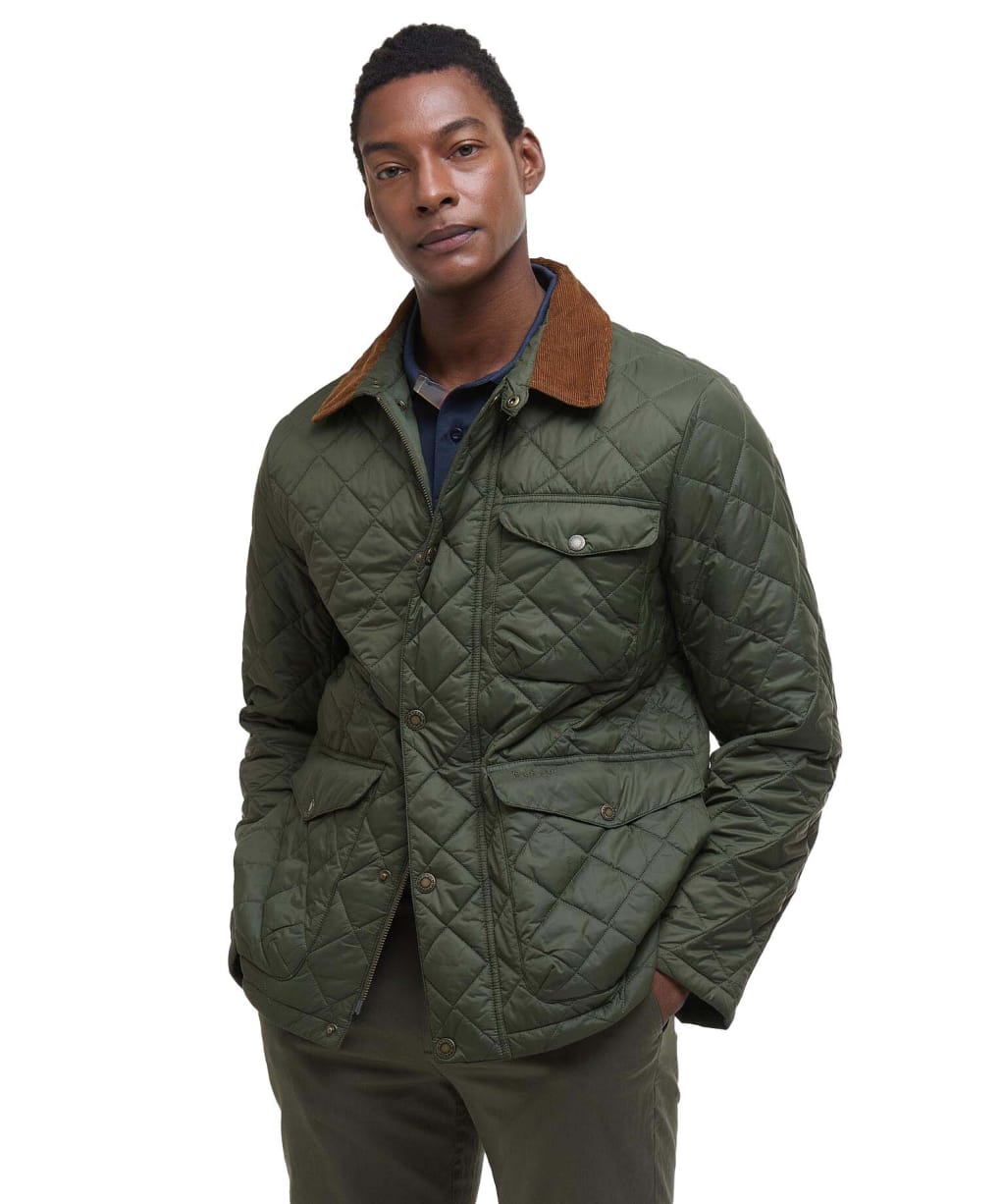 Men's Barbour Horton Quilted Jacket - Fern