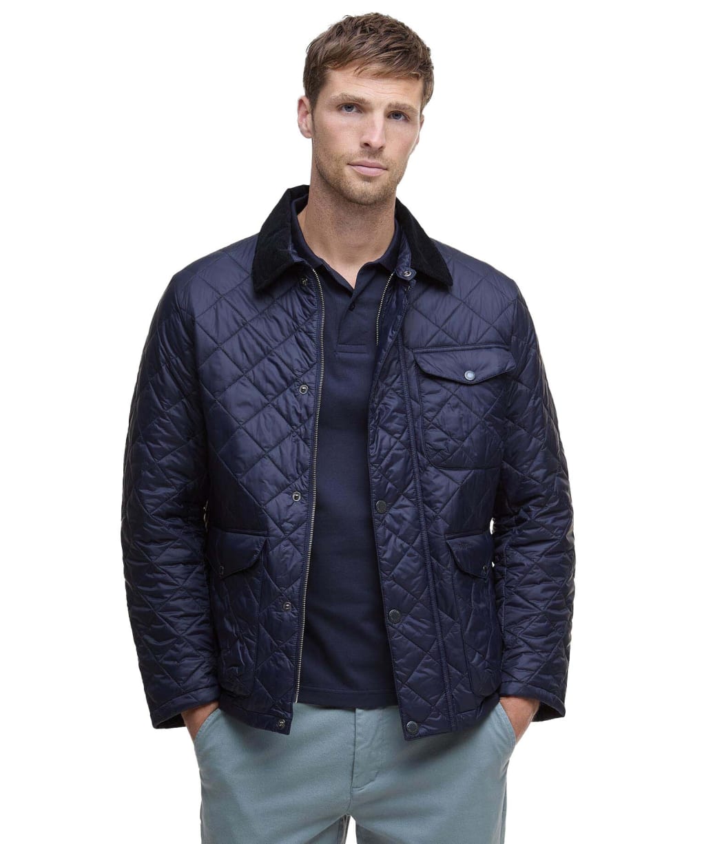 Men's Barbour Horton Quilted Jacket - Navy