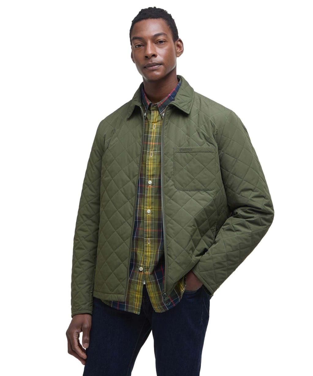 Men's Barbour Filey Ultralight Quilted Jacket - Fern
