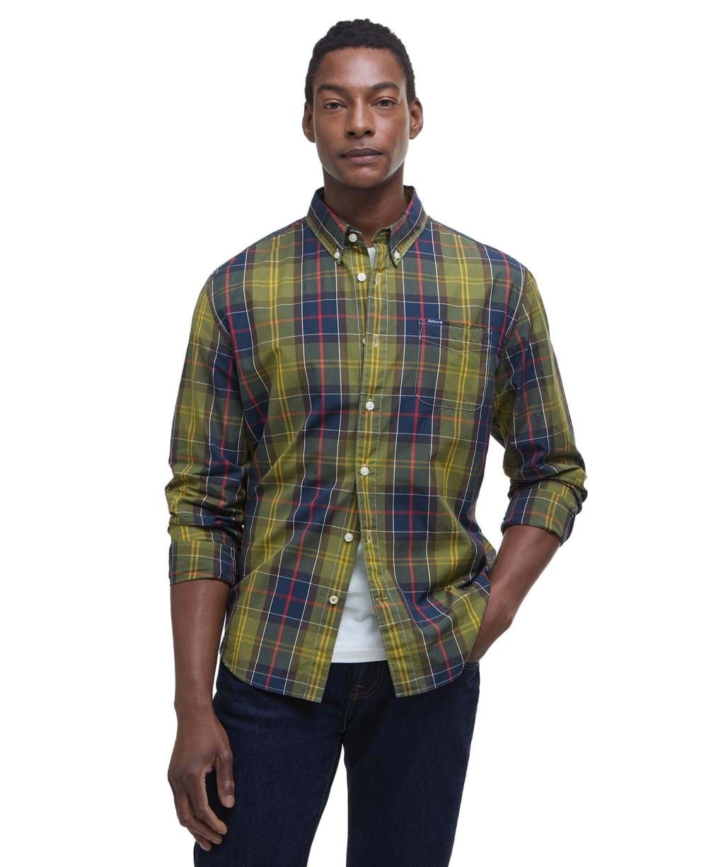 Men's Barbour Laggon Tartan Tailored Fit Shirt - Classic Tartan