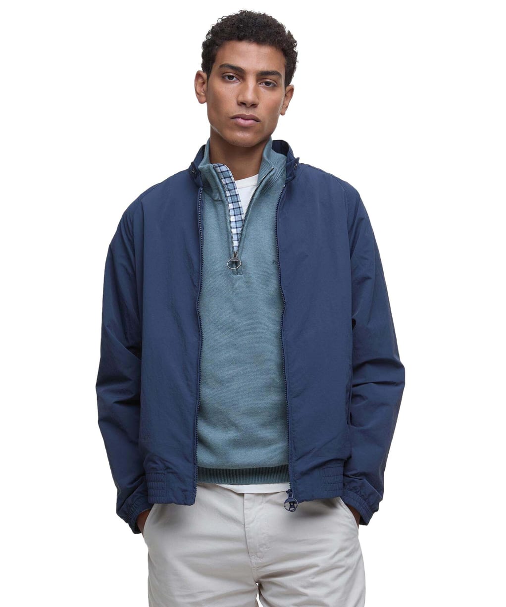 Men's Barbour Summer Royston Showerproof Jacket - Navy