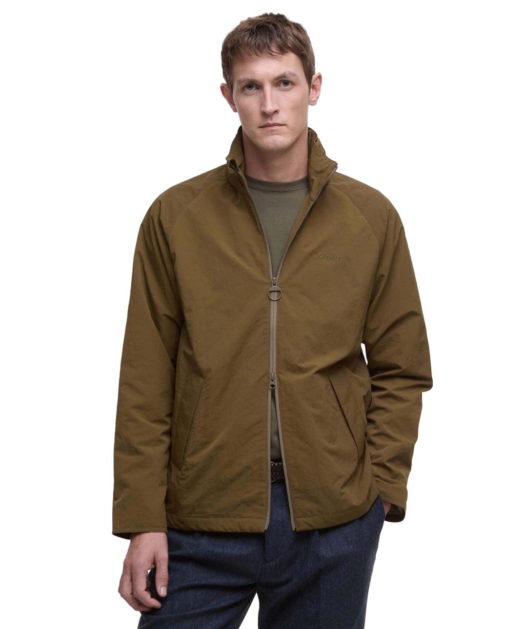 Men's Barbour Keld Showerproof Jacket - Light Sage