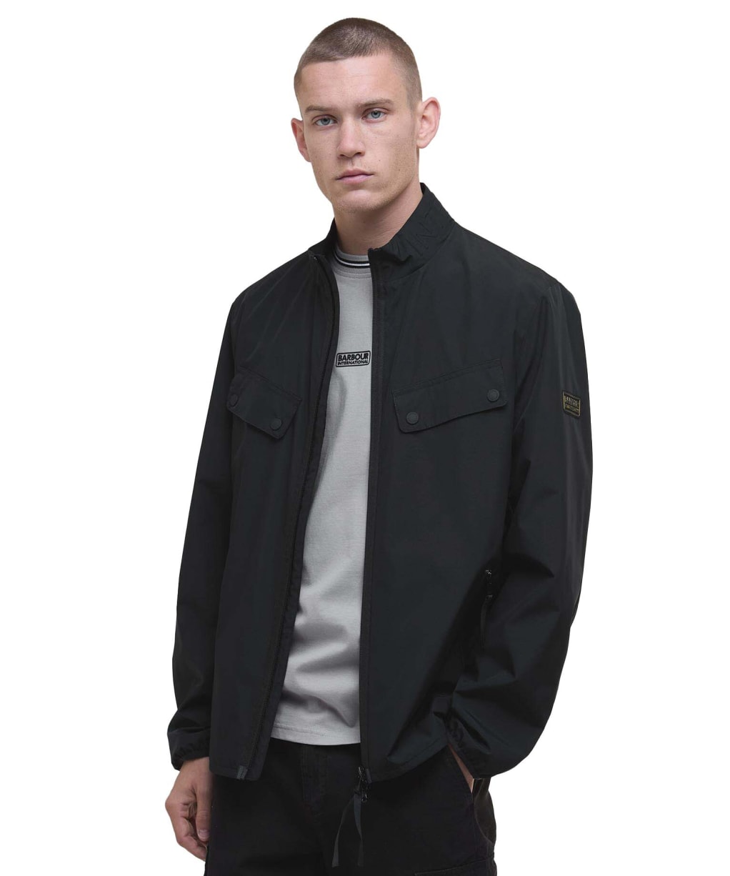 Men's Barbour International Re-Duke Showerproof Jacket - Black
