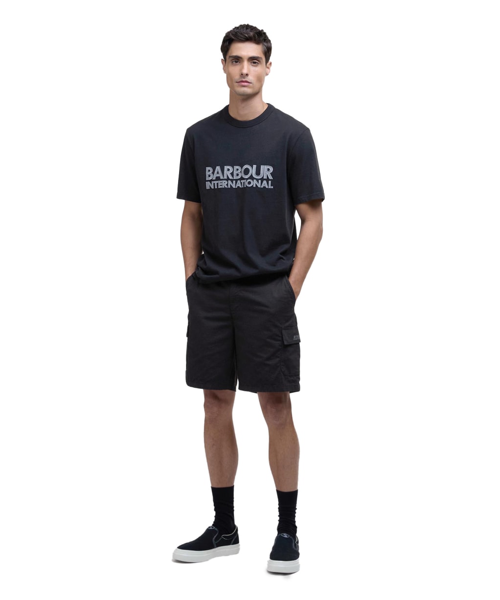 Men's Barbour International Ripstop Cargo Shorts - Black