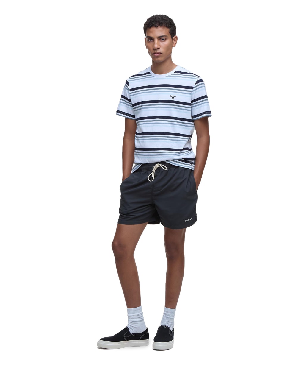 Men's Barbour Staple Logo 7' Swim Short - Black