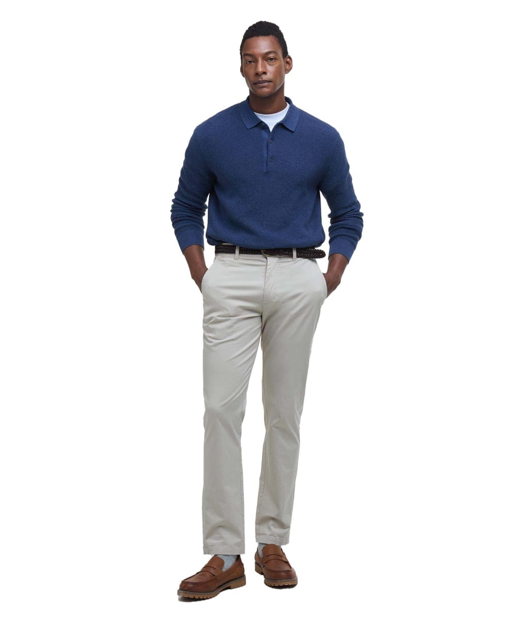 Men's Barbour Lightweight Stretch Tailored Chino - Mist