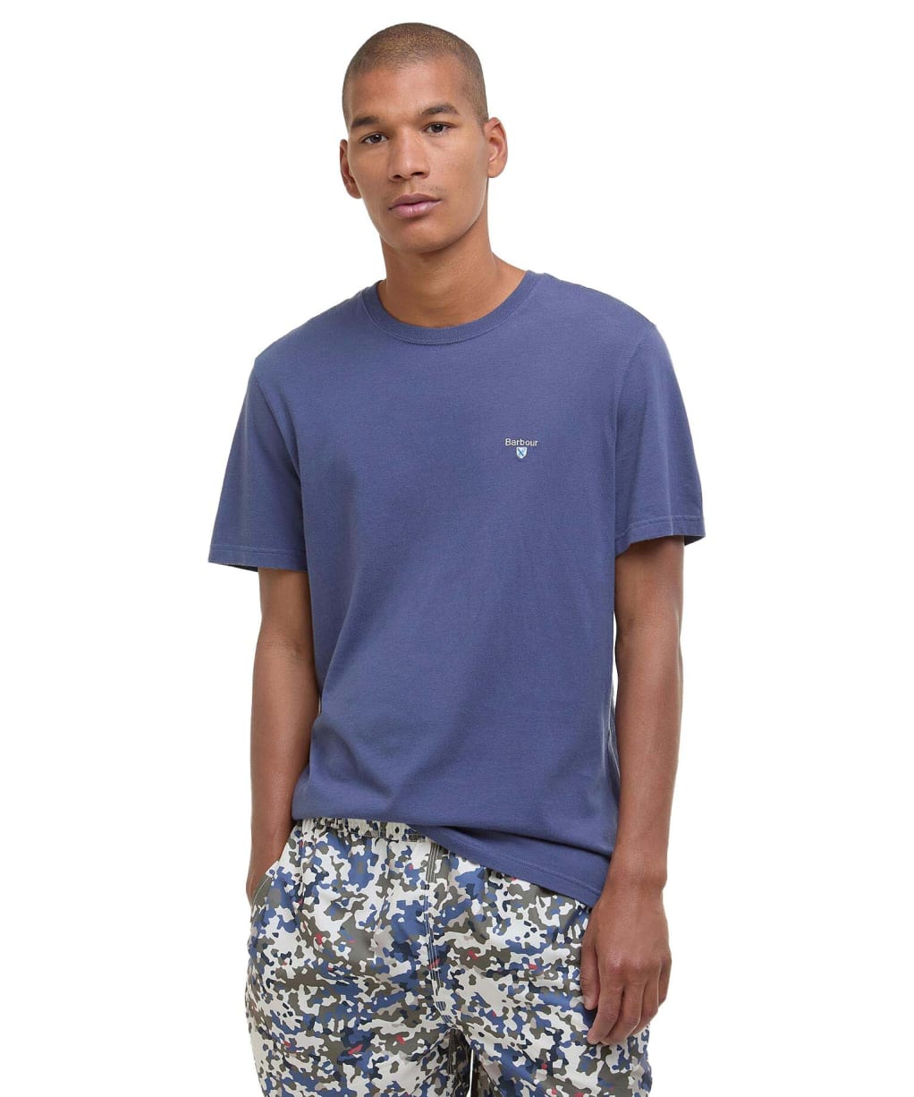 Men's Barbour Aboyne Tee - OCEANA/BLEACHED