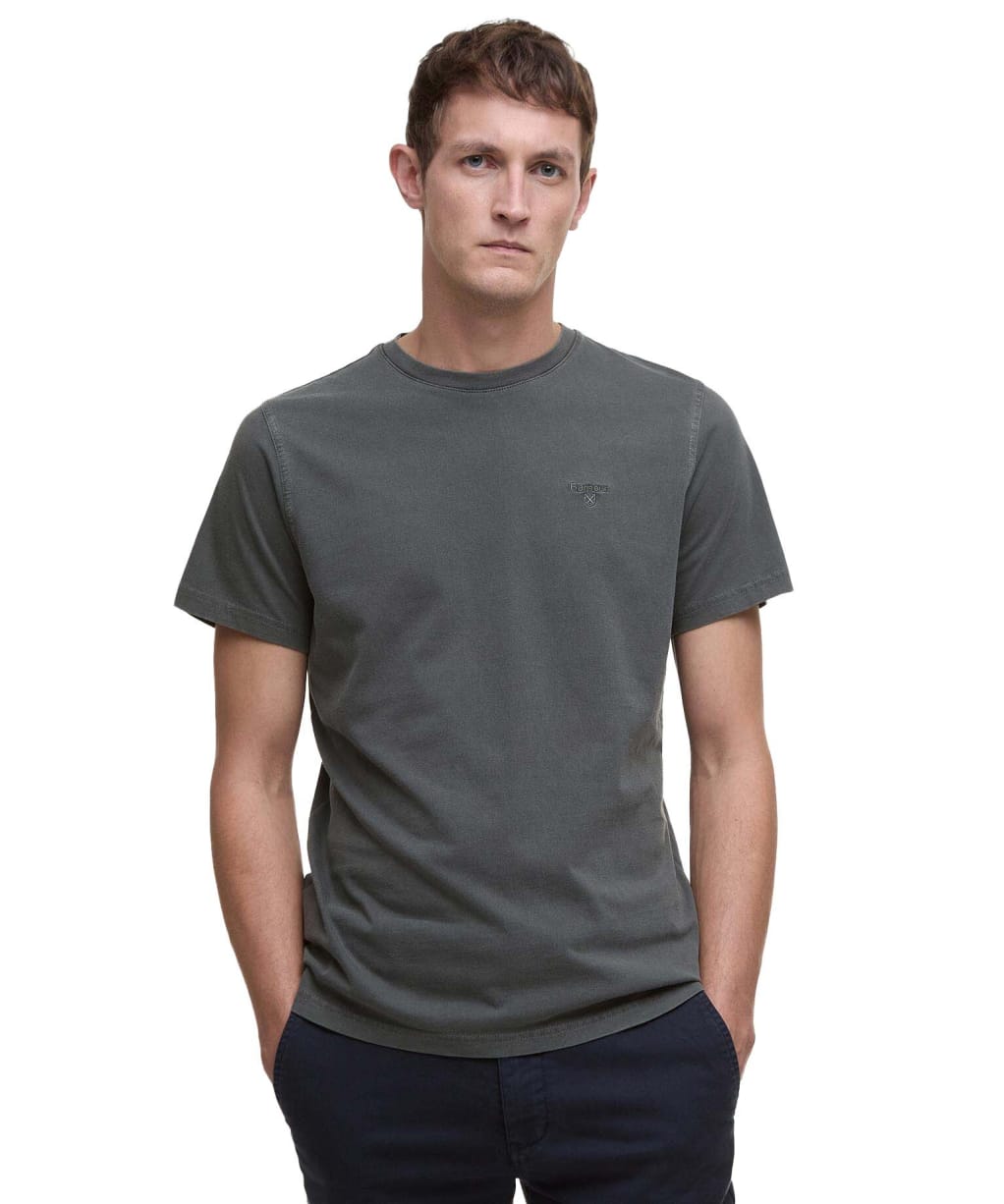 Men's Barbour Garment Dyed Tee - Gunmetal
