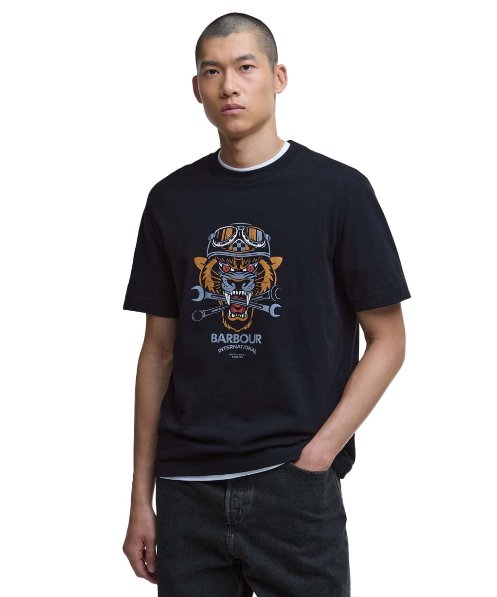 Men's Barbour International Carlise Graphic T-Shirt - Black