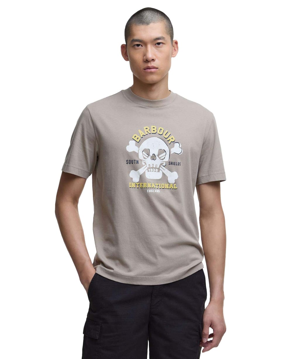 Men's Barbour International Carlise Graphic T-Shirt - Timberwolf