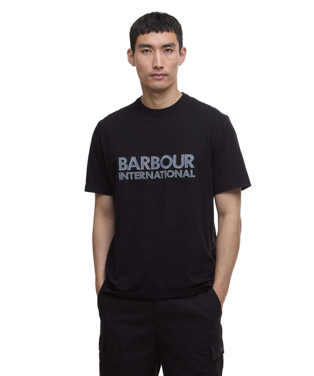 Men's Barbour International Jason Technique T-Shirt - Black