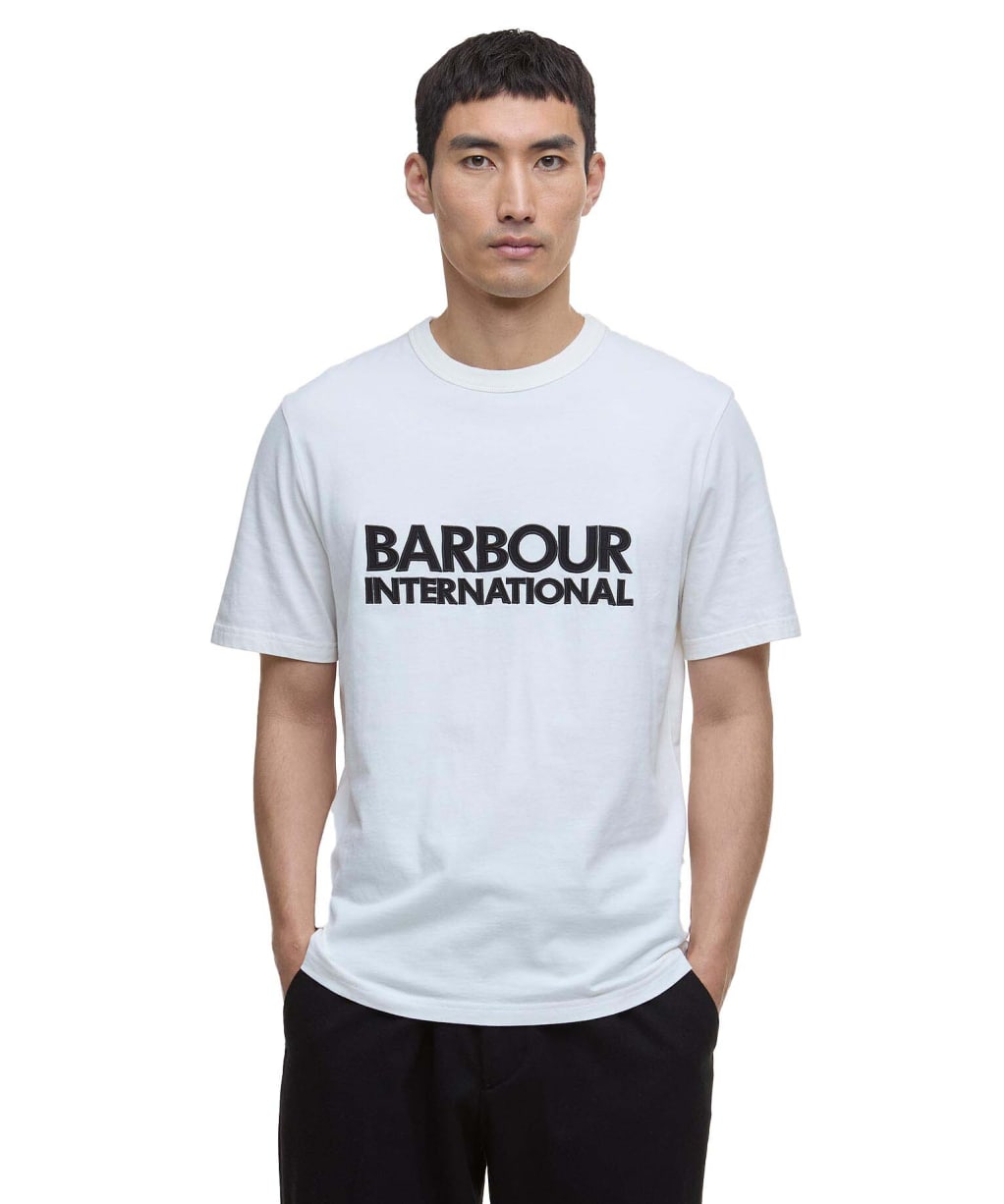 Men's Barbour International Jason Technique T-Shirt - Whisper White