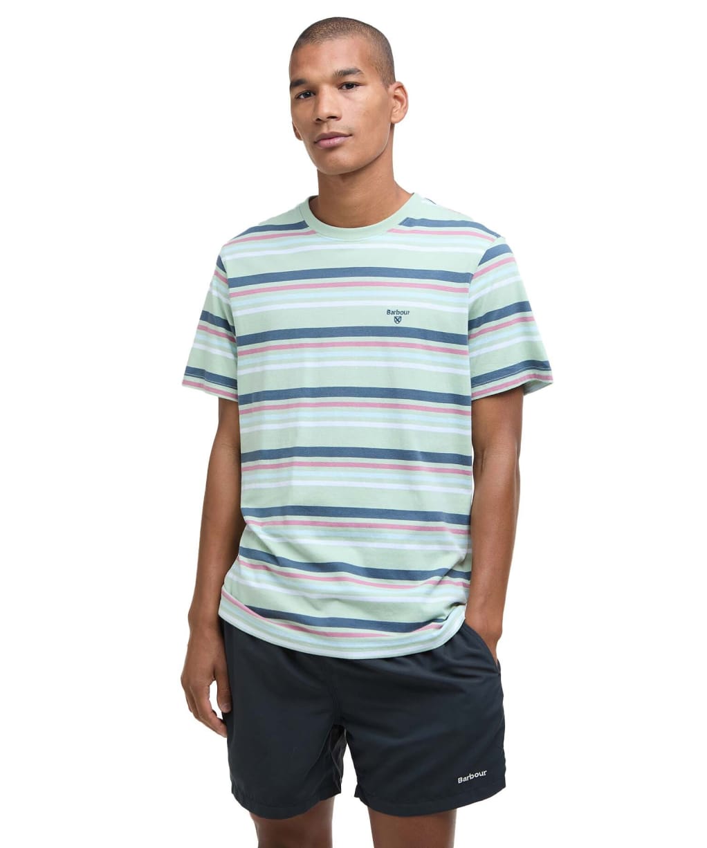 Men's Barbour Houstead Stripe Tailored Fit T-Shirt - Pale Apple