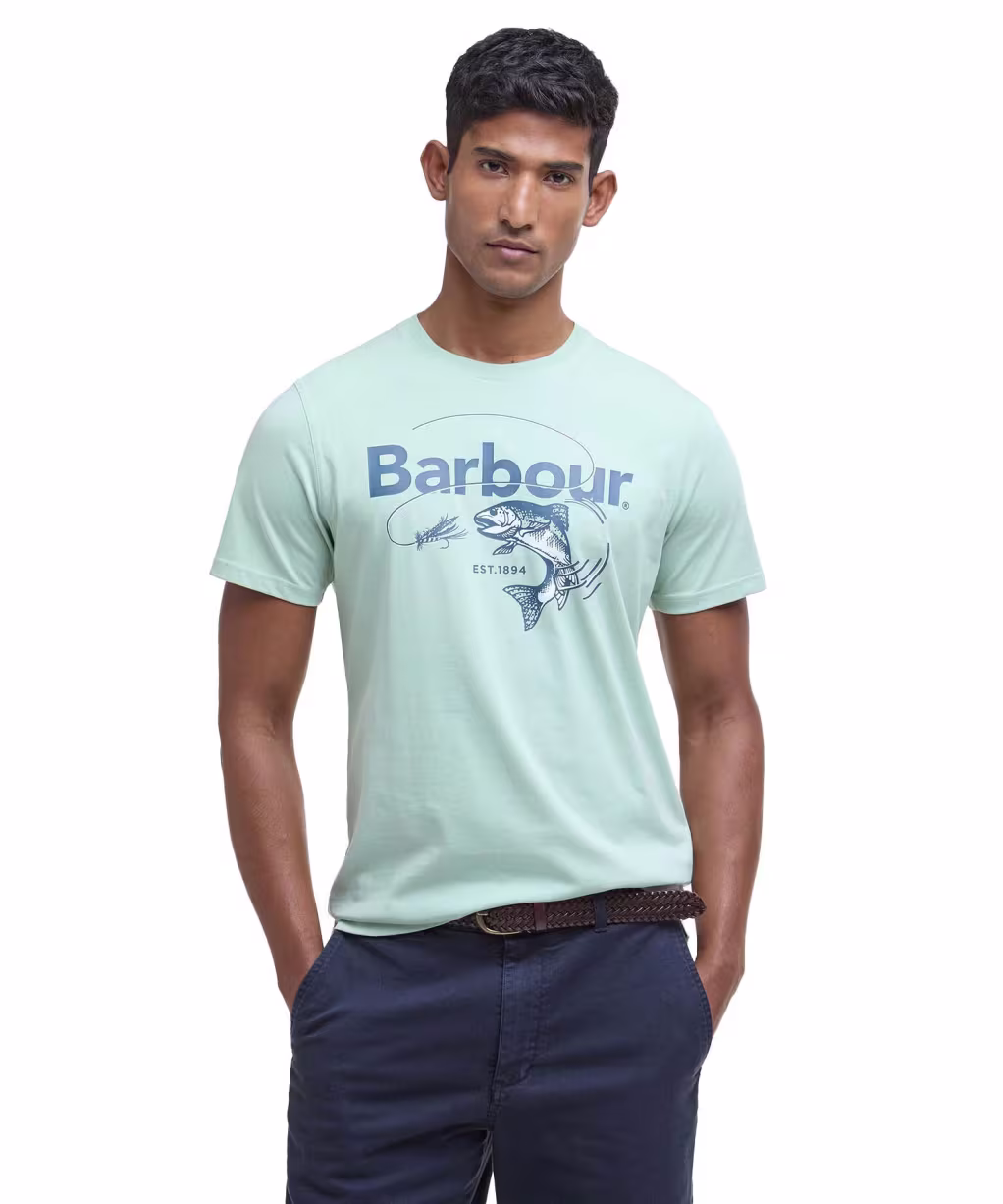 Men's Barbour Lydd Graphic T-Shirt - Pale Apple