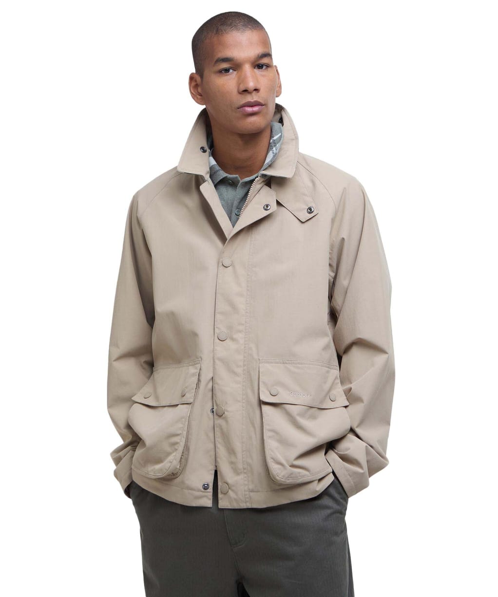 Men's Barbour Broadale Waterproof Jacket - Light Trench