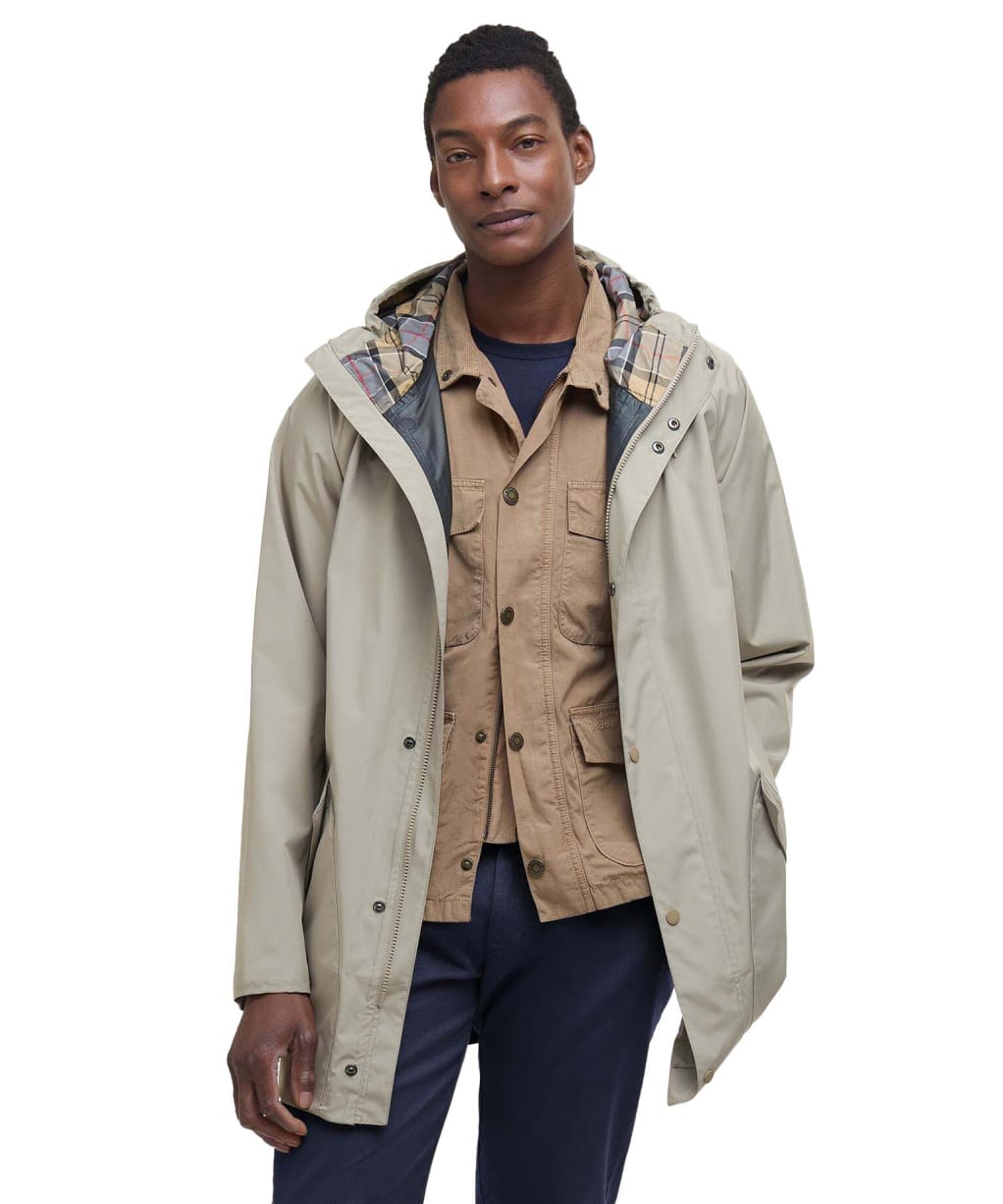 Men's Barbour Humbelton Waterproof Jacket - Washed Stone