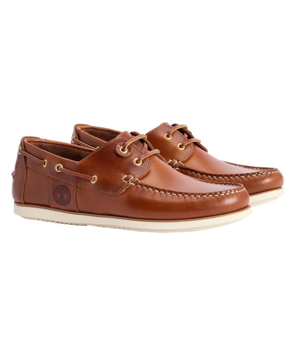 Men's Barbour Wake Boat Shoe - Cognac