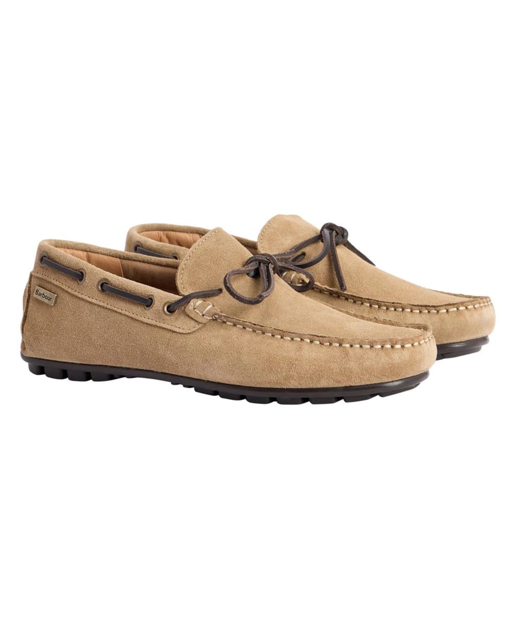 Men's Barbour Courage Driving Shoe - Taupe Suede