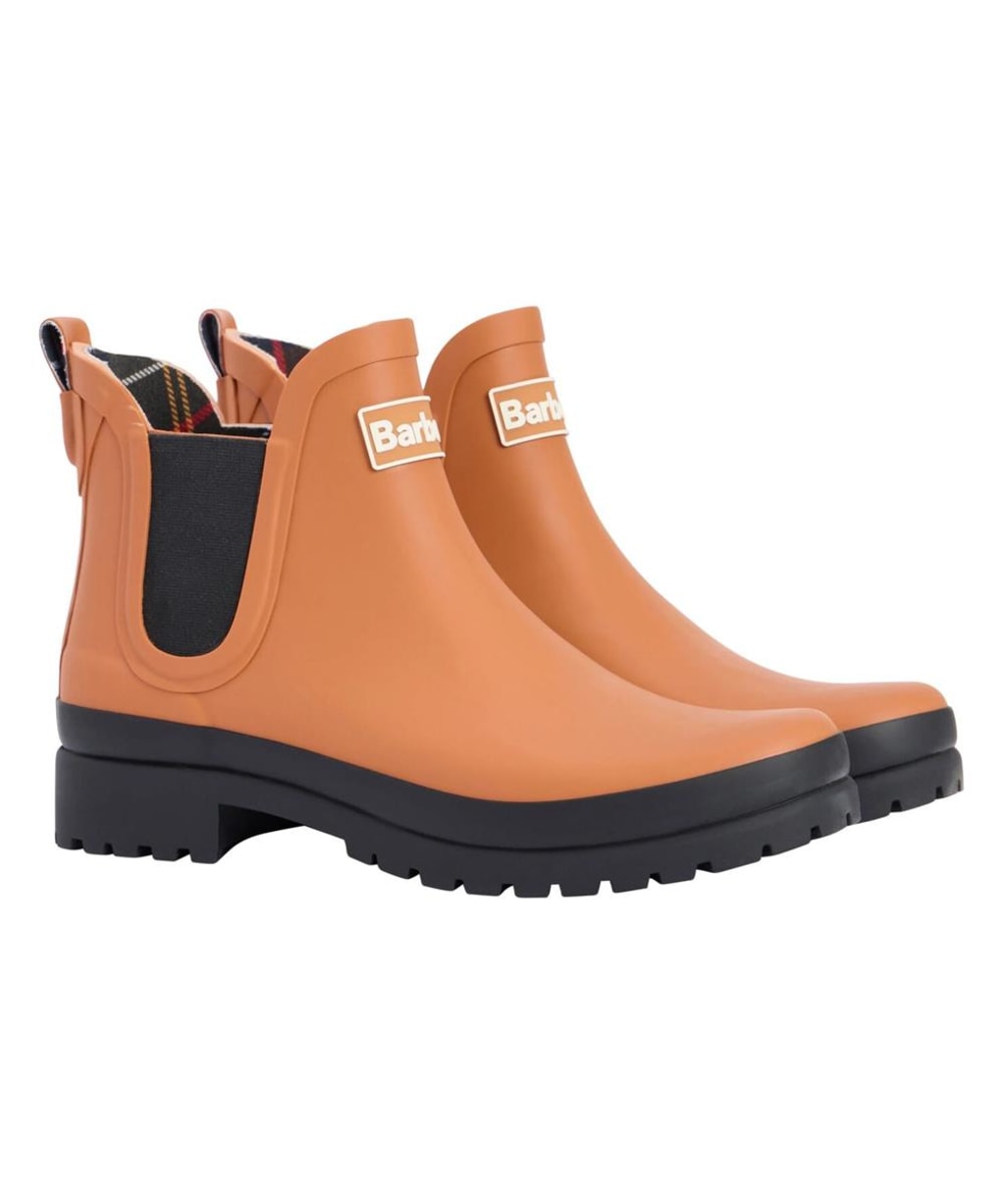 Women's Barbour Mallow Chelsea Wellington Boots - BRAN/BLACK