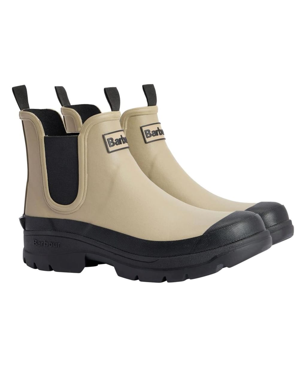 Men’s Barbour Nimbus Chelsea Wellington Boots - Washed Stone