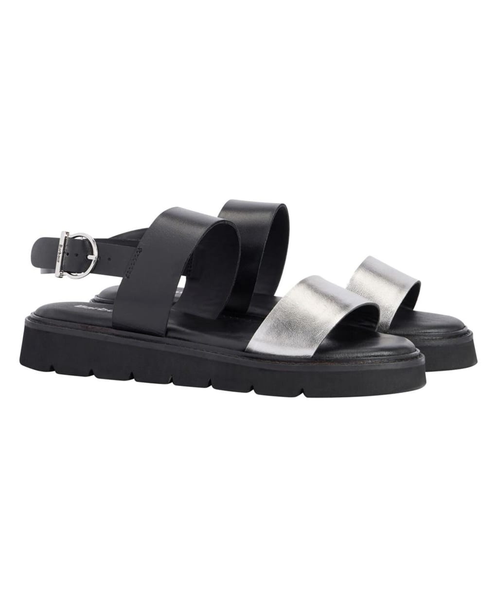Women's Barbour Harewood Sandal - Black / Pewter
