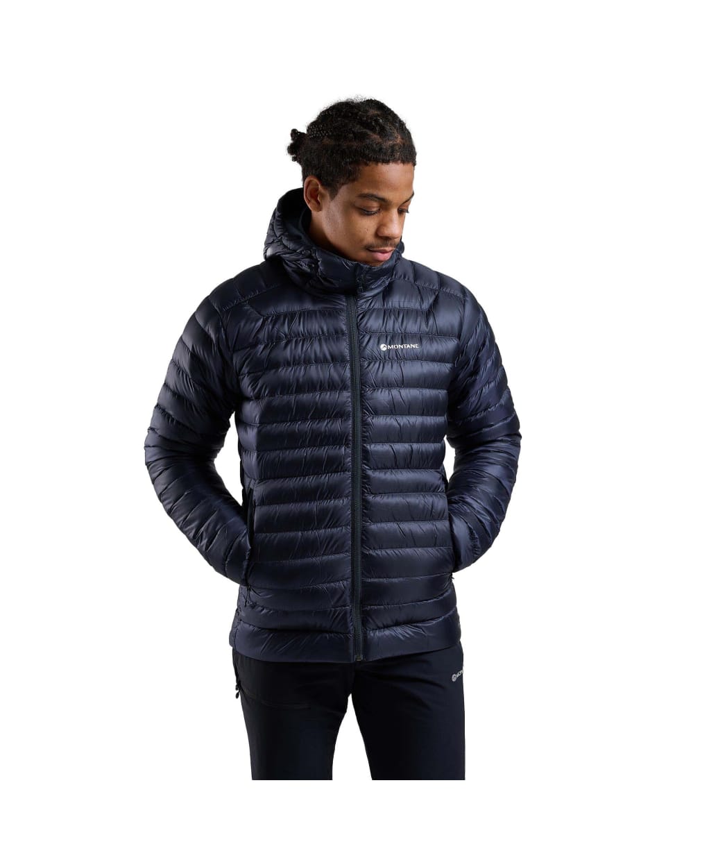Men's Montane Anti-Freeze Packable Hooded Down Jacket - Eclipse Blue