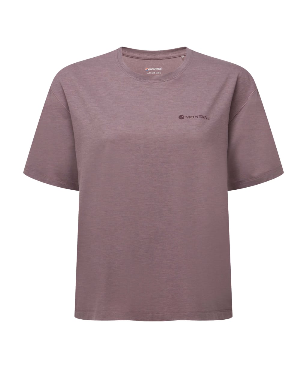 Women's Montane Alhena Mountain 25 Logo T-Shirt - Moonscape