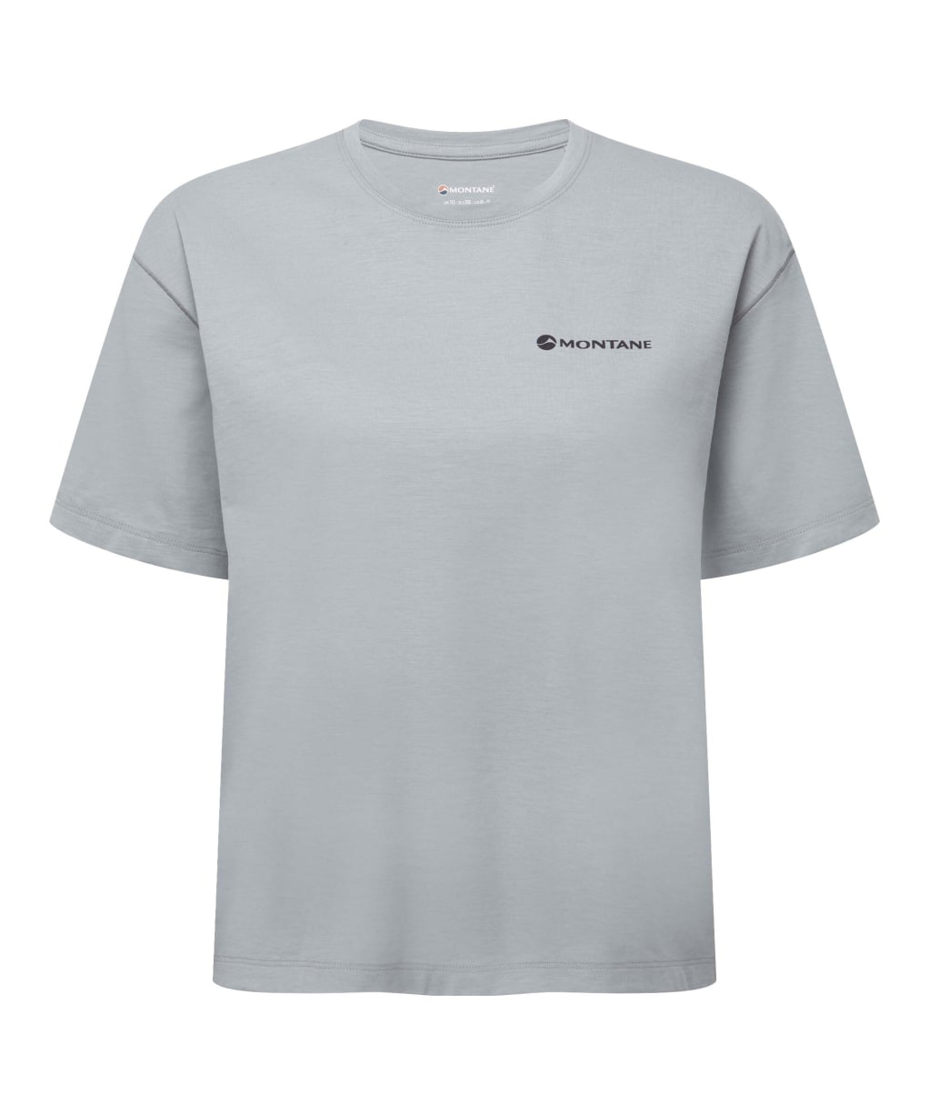 Women's Montane Alhena Mountain 25 Logo T-Shirt - Pebble Blue
