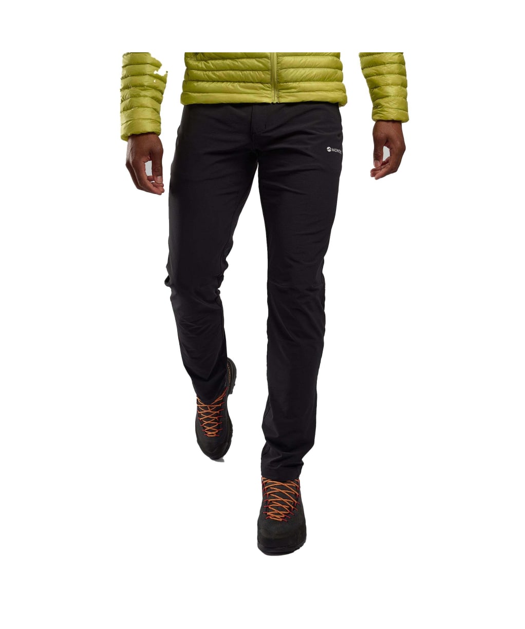 Men's Montane Dynamic Lite Stretch Pants - Regular Leg - Black